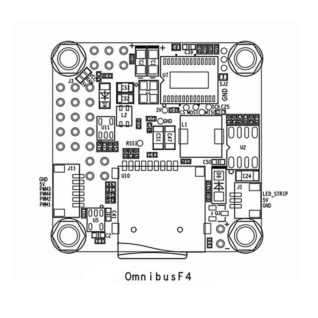 AKK Flight Controller F4